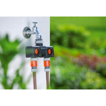 Gardena 08193-20 Διακλαδωτής και Σετ με Συνδέσμους με Διακόπτη 33.3mm