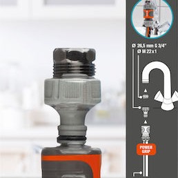 Gardena 18285-20 Ταχυσύνδεσμος 26.5mm Πορτοκαλί