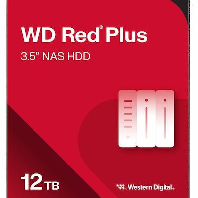 Western Digital Red Plus 12TB HDD Σκληρός Δίσκος 3.5
