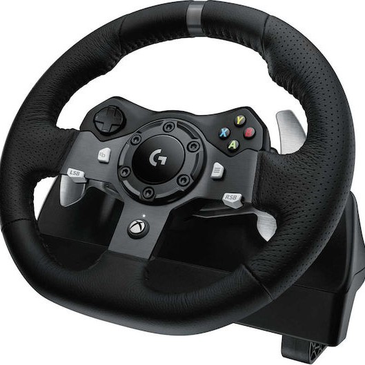 Logitech G920 Driving Force Τιμονιέρα με Πετάλια για XBOX One / PC με 900° Περιστροφής