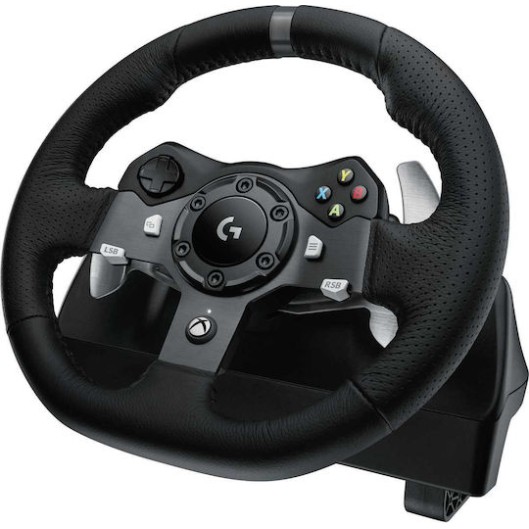 Logitech G920 Driving Force Τιμονιέρα με Πετάλια για XBOX One / PC με 900° Περιστροφής