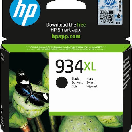 HP 934XL Γνήσιο Μελάνι Εκτυπωτή InkJet Μαύρο (C2P23AE)