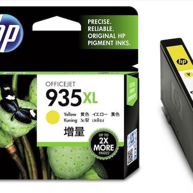 HP 935XL Γνήσιο Μελάνι Εκτυπωτή InkJet Κίτρινο (C2P26AE)