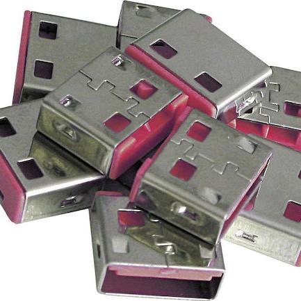 Lindy USB Port Blockers Ροζ 10τμχ (40460)