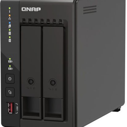 QNap TS-253E NAS με 2 θέσεις για HDD/SSD και 2 θύρες Ethernet