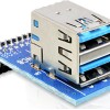 DeLock USB 3.0 Pin Header female > 2 x USB 3.0 female (41865)