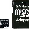 Verbatim Pro microSDHC 32GB Class 10 U3 UHS-I με αντάπτορα