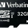Verbatim Pro microSDHC 32GB Class 10 U3 UHS-I με αντάπτορα