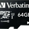 Verbatim Pro microSDXC 64GB Class 10 U3 UHS-I με αντάπτορα