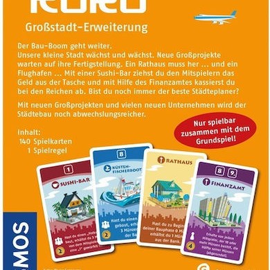 Επέκταση Παιχνιδιού Machi Koro Big City για 2-4 Παίκτες 8+ Ετών (GER) Kosmos