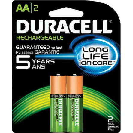 Duracell Επαναφορτιζόμενες Μπαταρίες AA Ni-MH 2500mAh 1.2V 2τμχ