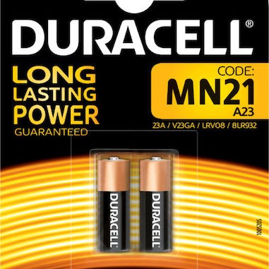 Duracell Αλκαλικές Μπαταρίες A23 12V 2τμχ
