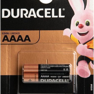 Duracell Long Lasting Αλκαλικές Μπαταρίες AAAA 1.5V 2τμχ