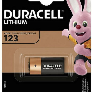 Duracell Ultra Μπαταρία Λιθίου CR123 3V 1τμχ