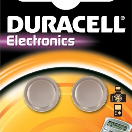 Duracell Long Lasting Power Αλκαλικές Μπαταρίες Ρολογιών LR44 1.5V 2τμχ