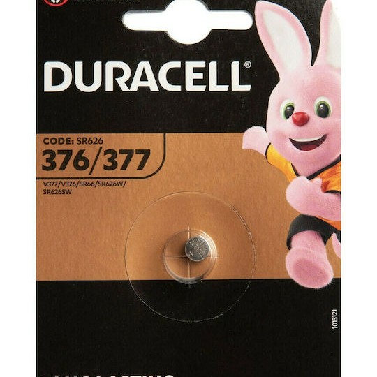Duracell Long Lasting Power 377 Μπαταρία Silver Oxide Ρολογιών LR66 1.5V 1τμχ