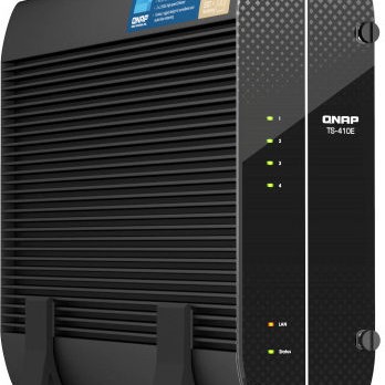 QNap TS-410E NAS Tower με 4 θέσεις για SSD και 2 θύρες Ethernet