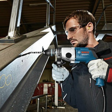 Bosch GBM 13-2 RE Κρουστικό Δράπανο 900W με Θήκη