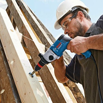 Bosch GBM 13-2 RE Κρουστικό Δράπανο 900W με Θήκη