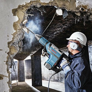 Bosch GBH 12-52 D Professional Κρουστικό Σκαπτικό Πιστολέτο Ρεύματος 1700W με Υποδοχή SDS Max