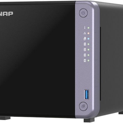 QNap TS-432X NAS Tower με 4 θέσεις για SSD και 2 θύρες Ethernet
