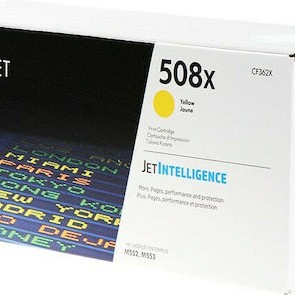 HP 508X Γνήσιο Toner Laser Εκτυπωτή Κίτρινο High Yield 9500 Σελίδων (CF362X)