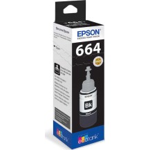 Epson 664 Γνήσιο Μελάνι Εκτυπωτή InkJet Μαύρο (C13T664140)