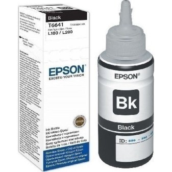 Epson 664 Γνήσιο Μελάνι Εκτυπωτή InkJet Μαύρο (C13T664140)