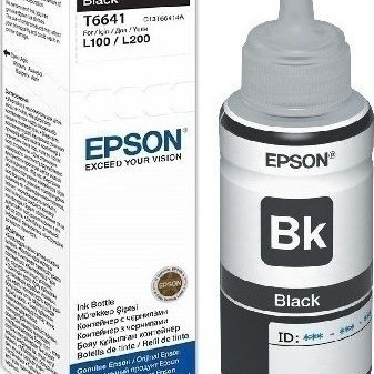 Epson 664 Γνήσιο Μελάνι Εκτυπωτή InkJet Μαύρο (C13T664140)