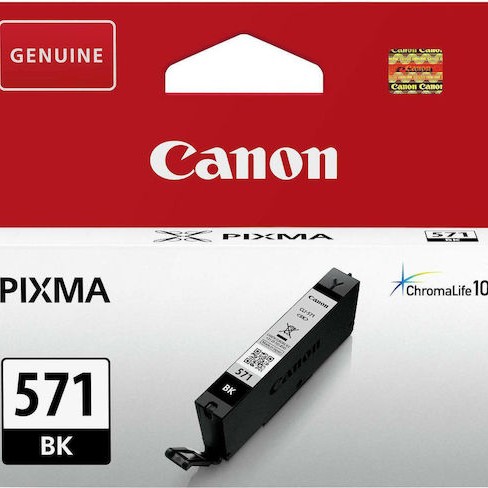 Canon CLI-571 Γνήσιο Μελάνι Εκτυπωτή InkJet Μαύρο (0385C001)