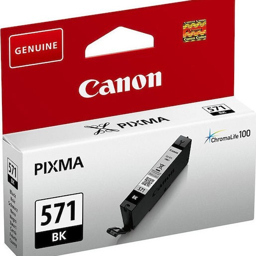 Canon CLI-571 Γνήσιο Μελάνι Εκτυπωτή InkJet Μαύρο (0385C001)