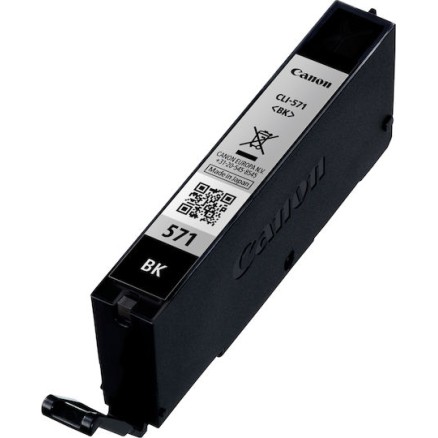 Canon CLI-571 Γνήσιο Μελάνι Εκτυπωτή InkJet Μαύρο (0385C001)