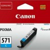 Canon CLI-571 Γνήσιο Μελάνι Εκτυπωτή InkJet Κυανό (0386C001)