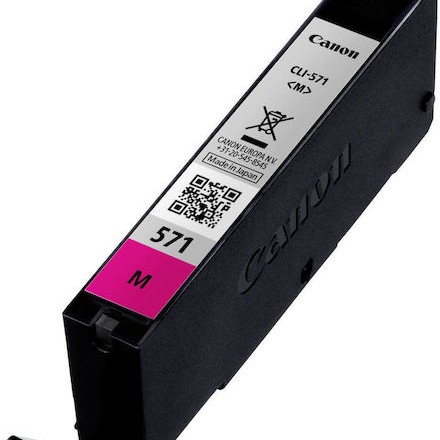 Canon CLI-571 Γνήσιο Μελάνι Εκτυπωτή InkJet Ματζέντα (0387C001)