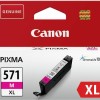 Canon CLI-571XL Γνήσιο Μελάνι Εκτυπωτή InkJet Ματζέντα (0333C001)