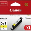 Canon CLI-571XL Γνήσιο Μελάνι Εκτυπωτή InkJet Κίτρινο (0334C001)