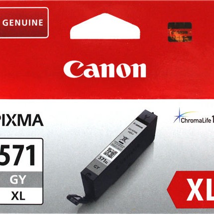 Canon CLI-571XL Γνήσιο Μελάνι Εκτυπωτή InkJet Γκρι (0335C001)