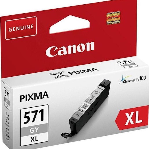 Canon CLI-571XL Γνήσιο Μελάνι Εκτυπωτή InkJet Γκρι (0335C001)