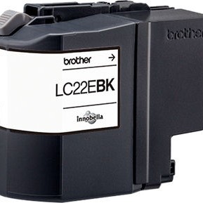 Brother LC22E Γνήσιο Μελάνι Εκτυπωτή InkJet Μαύρο (LC-22EBK)