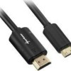Sharkoon HDMI 2.0 Cable HDMI male - mini HDMI male 1m Μαύρο