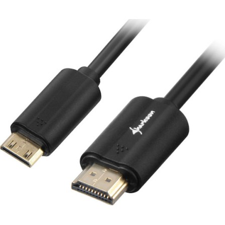 Sharkoon HDMI 2.0 Cable HDMI male - mini HDMI male 3m Μαύρο