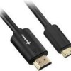 Sharkoon HDMI 2.0 Cable HDMI male - mini HDMI male 3m Μαύρο