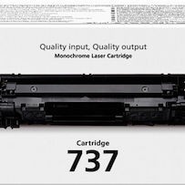 Canon 737 Γνήσιο Toner Laser Εκτυπωτή Μαύρο 2400 Σελίδων (9435B002)