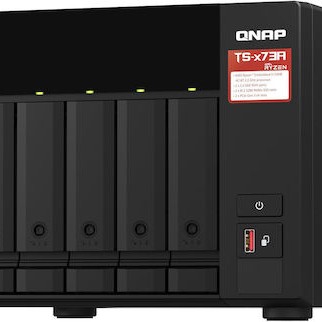 QNap TS-673A-SW5T NAS Tower με 6 θέσεις για HDD/SSD και 2 θύρες Ethernet