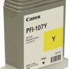 Canon PFI-107 Γνήσιο Μελάνι Εκτυπωτή InkJet Κίτρινο (6708B001)