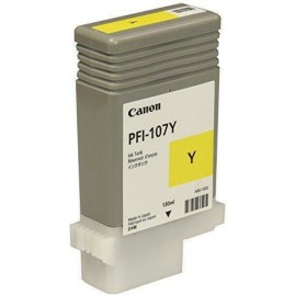 Canon PFI-107 Γνήσιο Μελάνι Εκτυπωτή InkJet Κίτρινο (6708B001)