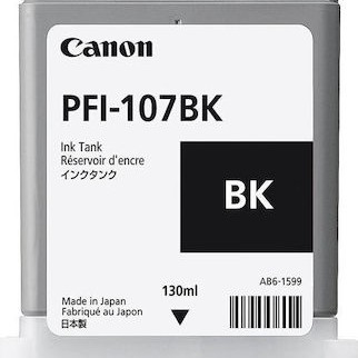 Canon PFI-107 Γνήσιο Μελάνι Εκτυπωτή InkJet Μαύρο (6705B001)