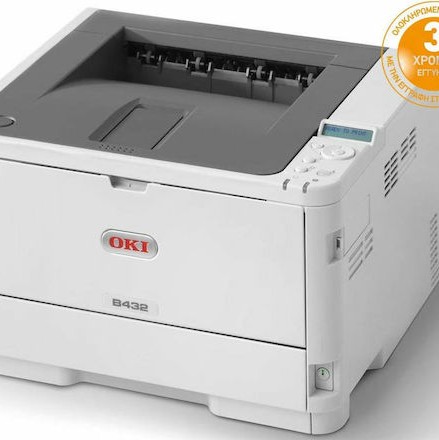 OKI B432dn Ασπρόμαυρος Εκτυπωτής LED με Mobile Print