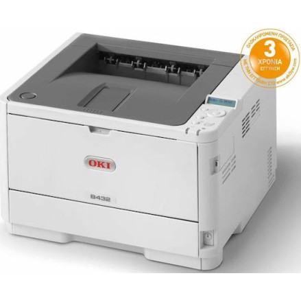 OKI B432dn Ασπρόμαυρος Εκτυπωτής LED με Mobile Print