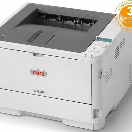 OKI B432dn Ασπρόμαυρος Εκτυπωτής LED με Mobile Print